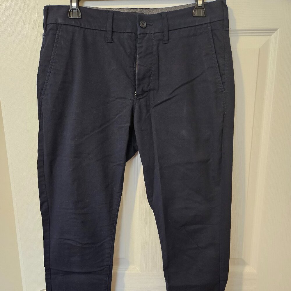 Express Skinny Fit Navy Blue Chinos